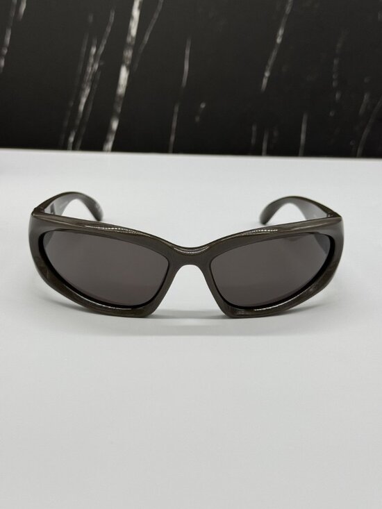 NEW BALENCIAGA BB0157S 008 BROWN UNISEX SUNGLASSES BALENCIAGA EYEWEAR main image 10